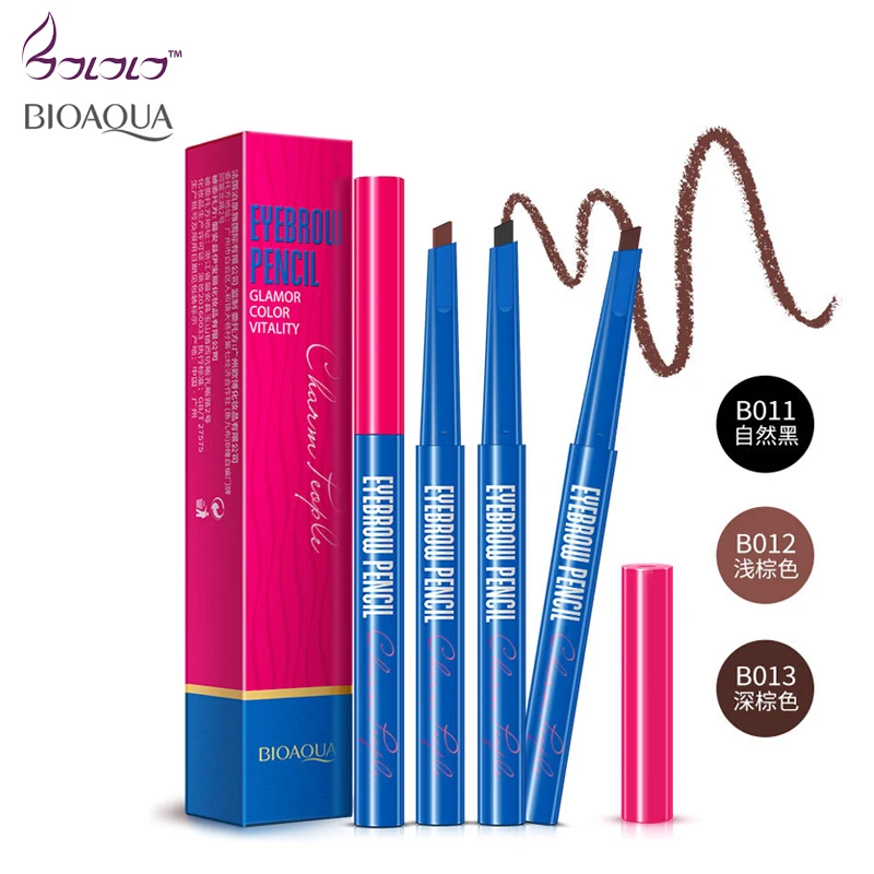 

Bioaqua 3 colors Eyebrow Pencil Long-lasting Beauty Makeup Tools Waterproof Brown Eyebrow Pencils Eye Brow Liner Korean Cosmetic