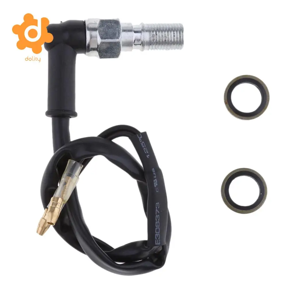Universal 10mm x 1.0 Pitch Hydraulic Brake Light Switch Banjo Bolt for Street & Off-Road Motorcycle #B
