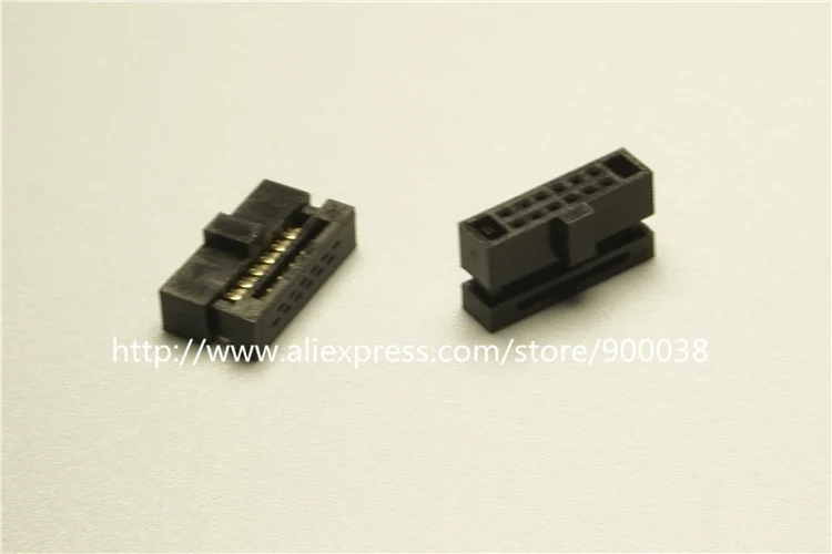 5 шт. 0 050 &quot1 27 мм 12 Pin двухрядный IDC разъем 2x6 P положения прямоугольные гнездо