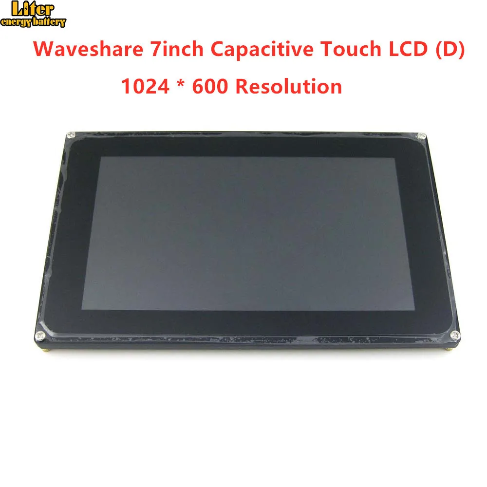 

7inch Capacitive Touch LCD (D) Display 1024 * 600 Resolution TFT Screen Module RGB and LVDS Interface FT5206GE1 Controller