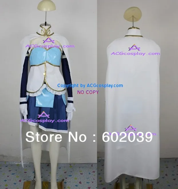 

Puella Magi Madoka Magica Sayaka Miki Cosplay Costume include boots cover
