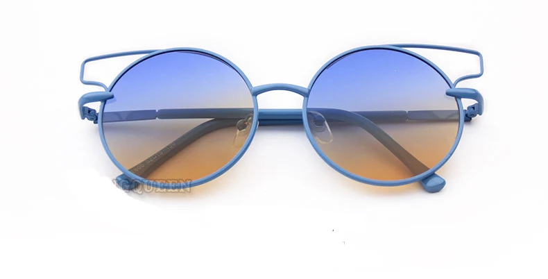 Ребенок круглый Анти-отражающие стекла летние очки прохладно милые девушки милые покрытие для солнцезащитных очков Детские Óculos de sol N776