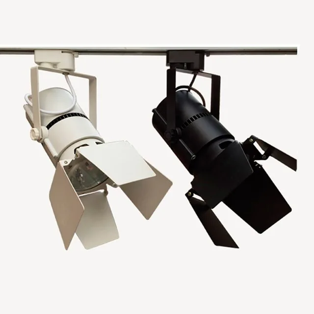Led Track Lighting 20w Bridgelux Exhibition Spotlights White Led Track Lighting 20w Bridgelux Exhibition Spotlights White Black Aluminum Head Warm Day