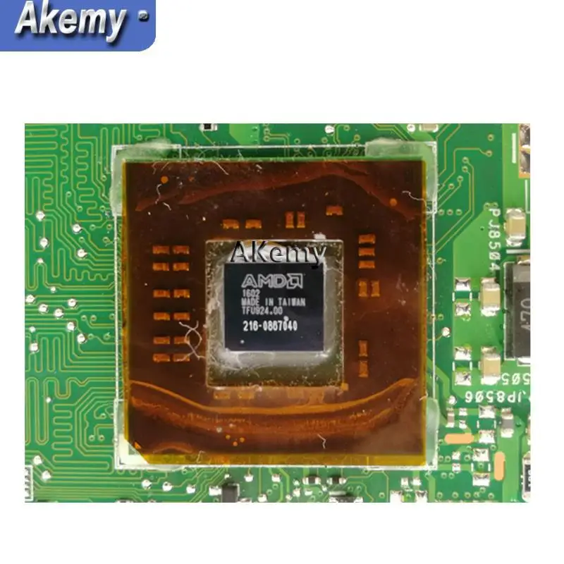 Akemy с A10-8700P 4 Гб ОЗУ X555DG материнская плата для ноутбука ASUS X555DG A555D X555D X555Y X555YI тест оригинальная материнская плата