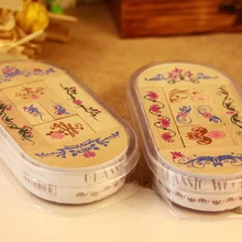 Горячая низкая цена поставка пони вызов Европейский классический угловой Кружева Печать Набор Ретро-марки для DIY Скрапбукинг/изготовление открыток