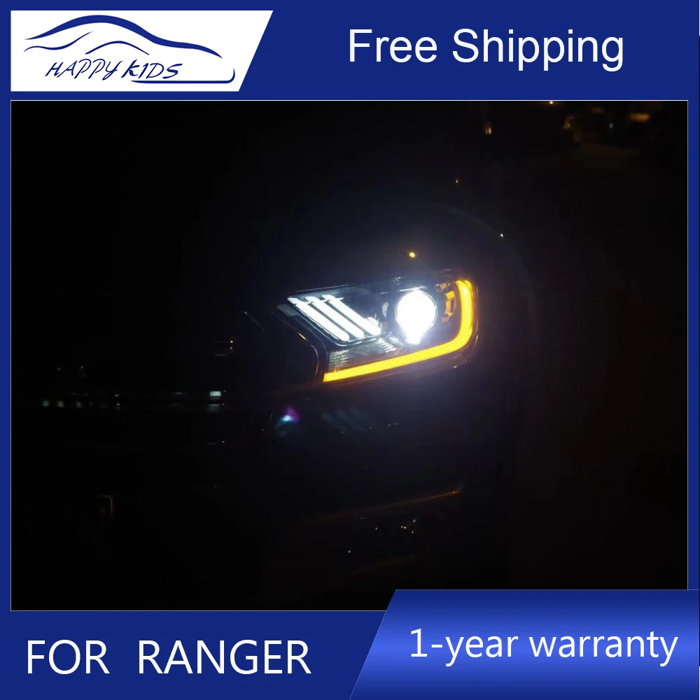 Автомобильный Стайлинг для Ranger T7 фары Ford светодиодный налобный фонарь DRL Bi Xenon