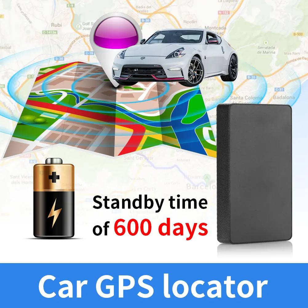 

GPS Tracker Vehicle Locator Anti-Theft Real Time 30Days Mini MK8 8000mah