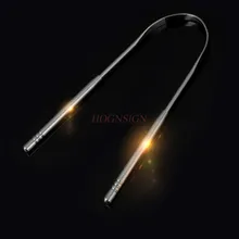 Щетка для чистки языка, подлинный скребок для рта, для взрослых, для удаления неприятного дыхания, лома языка