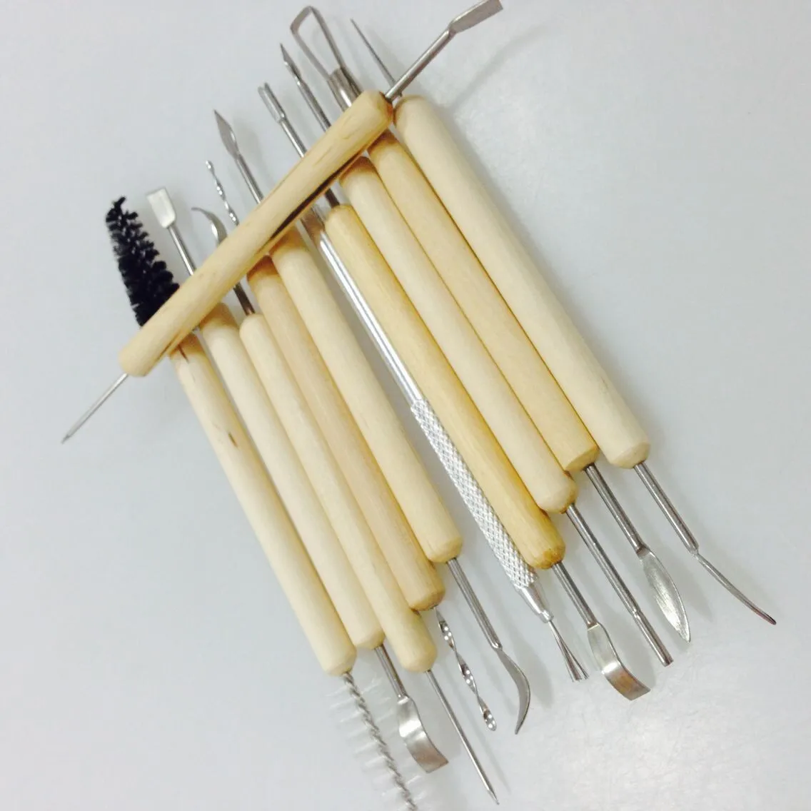 11pcs Clay Sculpting Sculpt Smoothing Wax Carving Pottery Ceramic Tools
