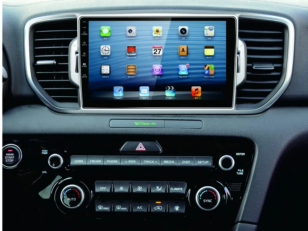 Perfect 9 inch Screen Android 5.1.1 Car DVD Player Media Stereo Auto Radio Entertainment System for Kia Sportage 2014-2016 24