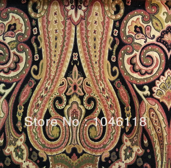 luxurious paisley chenille jacquard woven fabric for hotel villa curtain sofa decoration 280cm width sell by - Decorator Fabric luxurious paisley chenille jacquard woven fabric for hotel villa curtain sofa decoration 280cm width sell by - Decorator Fabric