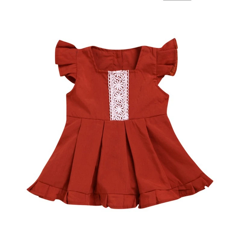 

Little Sister Big Sister Family Matching Outfits Summer Baby Romper dress Kids Girls Lace Dress Toddler Children Clothes