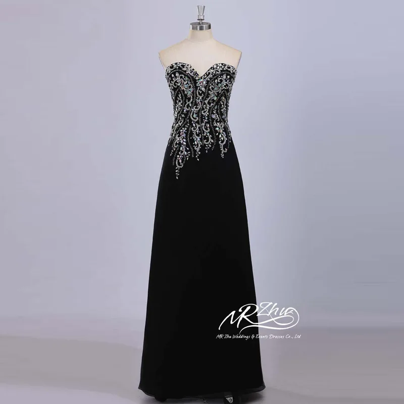 sample of long gown