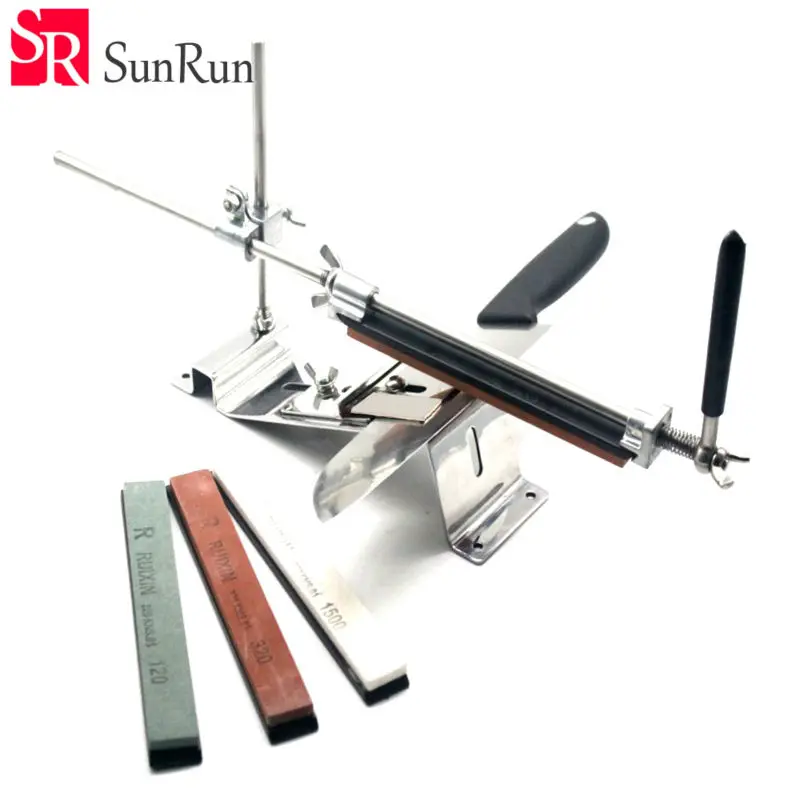 

stainless steel knife sharpener Professional Kitchen Knife Sharpener Sharpening Fix Fixed Angle with stones