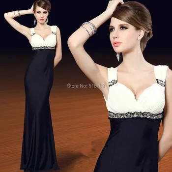 

Elegant Sexy V Neck Straps Backless Floor Length Evening Dresses Sheath Chiffon Formal Party Prom Dress