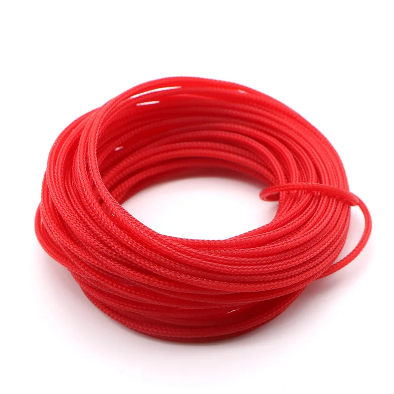 

10m/Lot 2mm Round PET Expandable Sleeving for PC Power Cables with more than 12 colors for choosing