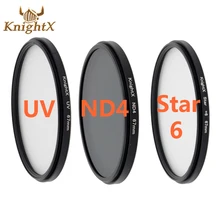 KnightX Full ND4 UV Star 6 Color ND Lens Filter 52mm 58mm ND For Canon T3i