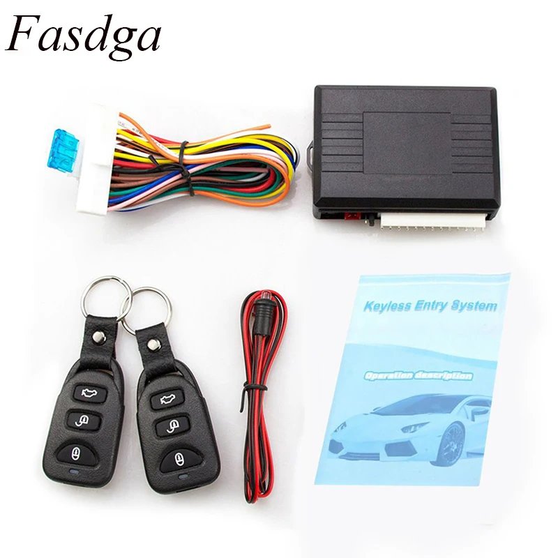 

Universal Car Alarm Systems Auto Remote Central Kit Door Lock Keyless Entry System Central Locking with Remote Control