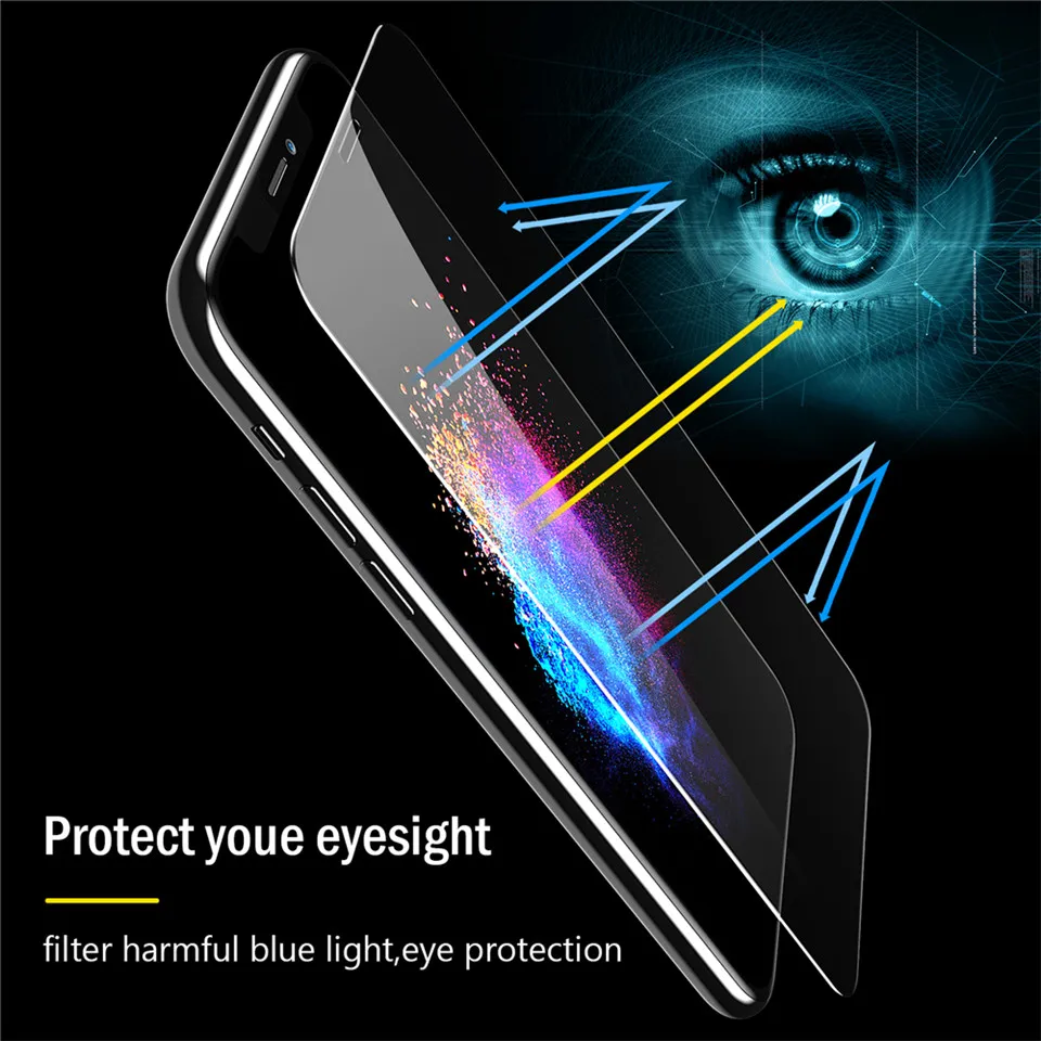Schutz gehärtetem glas für iphone x 6 s 7 8 plus XR Schutz Glas Film auf iphone x screen protector