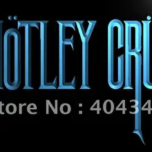 LF112-с надписью Mötley Crüe Band для рок-бара светодиодный неоновый Световой значок