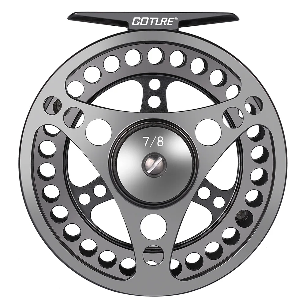 Goture Высокое Качество Fly Fishing Reel 3/4 5/6 7/8 Сменных Fly Reel 2+ 1BB 1: 1 Алюминиевого Сплава рыболовные Снасти Рыболовные Снасти нахлыстом катушка