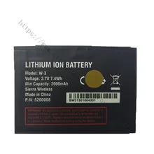 W-3 Battery W3 For Netgear Sierra Aircard 760S 762S 763S 785S Battery Wireless Router 2000mAh 3.7V Li-Ion Rechargeable Batteries