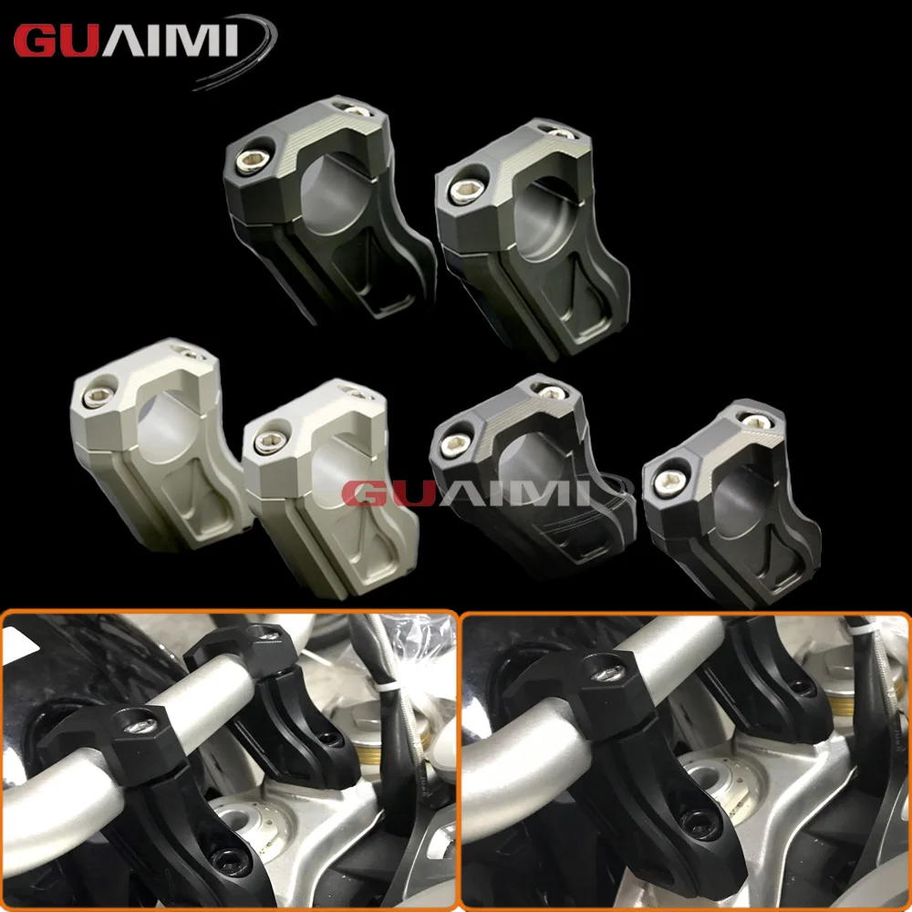 

For BMW R NINET 14-17 Motorcycle Handlebar Riser Handle Bar Clamp Extend Adapter