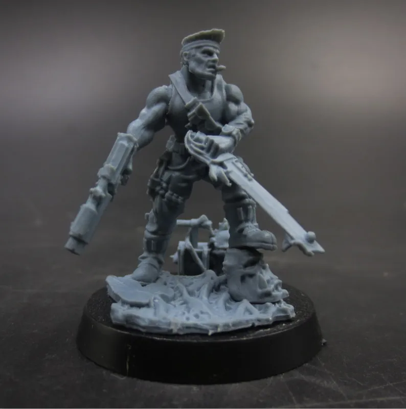 

1/24 Scale Resin Figure Model Kit Rambo Static Modelling Assembly DIY Toys Hobby Tools A327