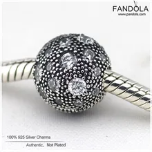 925 стерлингового серебра космические звезды браслет-бусы для изготовления ювелирных изделий подходят оригинальные бусины браслет Berloques