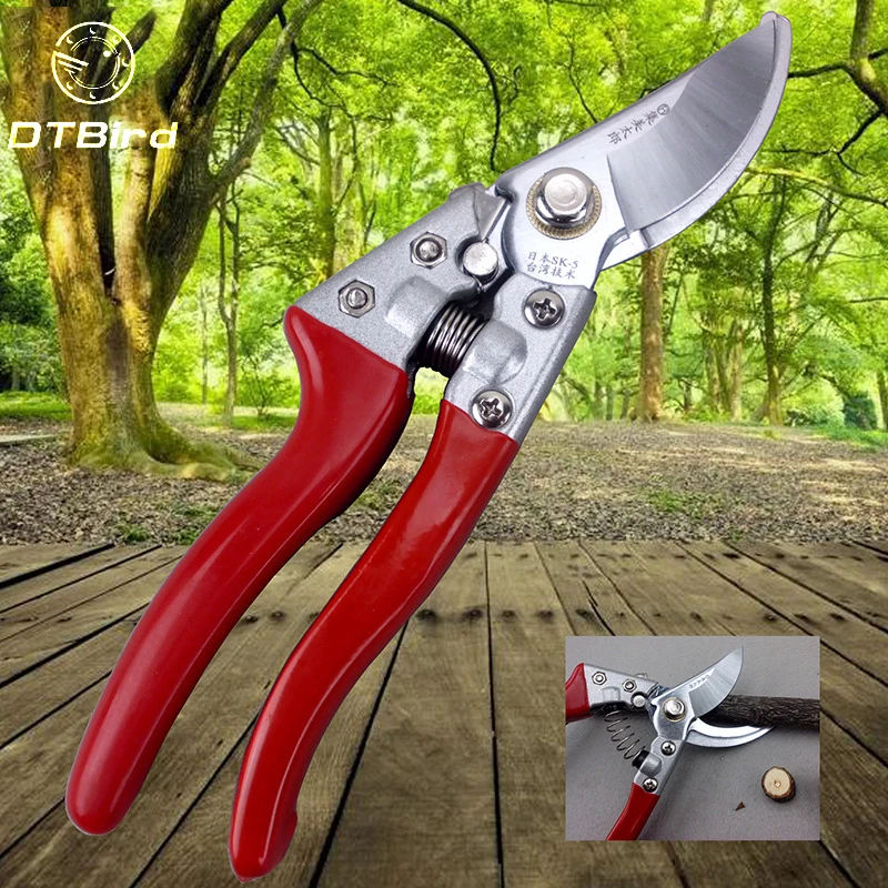 

Brand New Garden Tools Carbon Steel Pruning Shear Gardening Bonsai Scissors Tree Flower Plant Labor-saving Pruner Cutting Tool