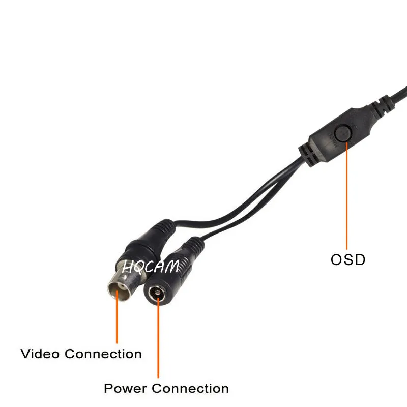 Hqcam экранное меню 600TVL Sony CCD Цвет 2090 + 639 \ 638 Мини Пуля Камера видеонаблюдения Камера 2.8- 12 мм ручной зум-объектив с переменным фокусным