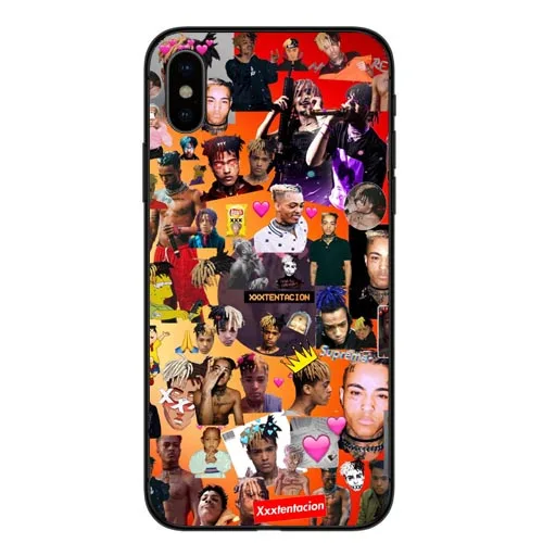Rap Singer XXXTentacion MC Мягкие силиконовые ТПУ чехлы Чехол для iPhone SE 5 5S 6 6s Plus 7 XS Max XR 8 X 10