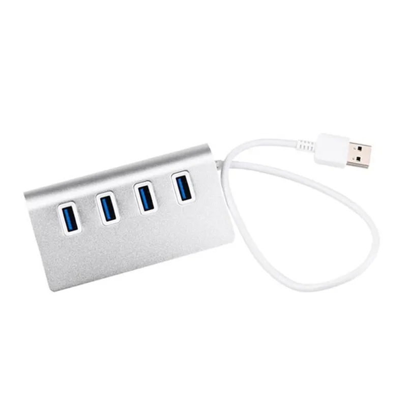 USB 3 0 4 портовый мультиконцентратор разветвитель Алюминиевый адаптер высокая