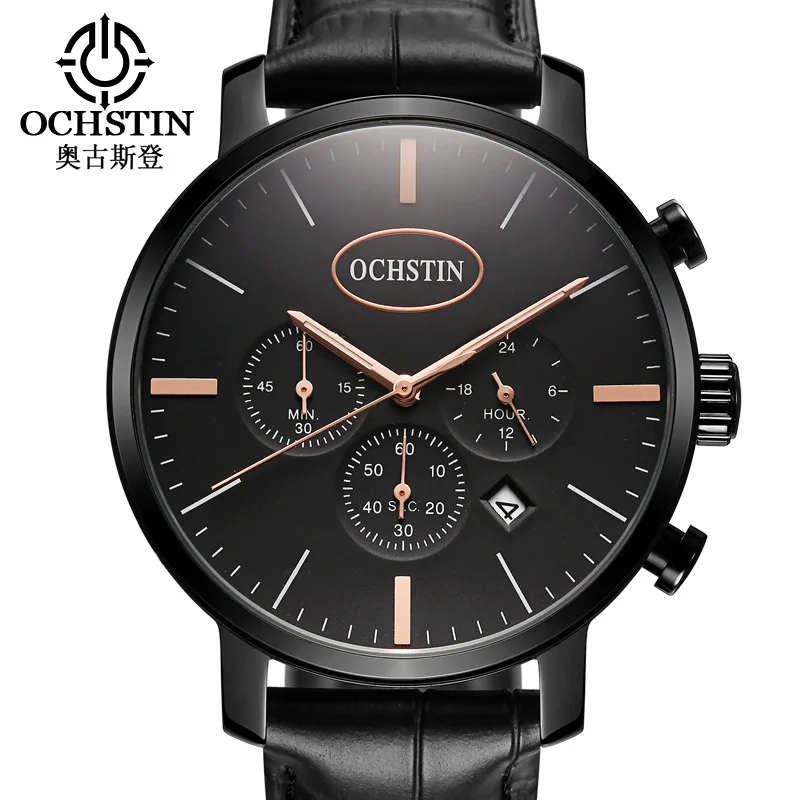 

OCHSTIN Fashion Men Watches 3ATM Wrist Watch Men Quartz Chronograph Sport Watch Male Reloj Hombre 2018 Ceasuri Saat Male Clock