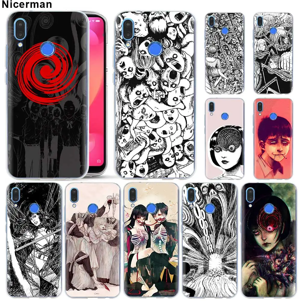 

Junji Ito Tees Horror Phone Case for Redmi Note 7 7S 5 6 Redmi K20 Pro 6 6A 7A 5 Plus 4X S2 Y3 GO Silicone TPU Case Fundas