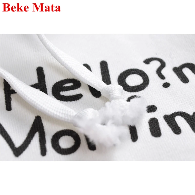 Детская толстовка с капюшоном BEKE MATA длинным рукавом подходит для матери дочери
