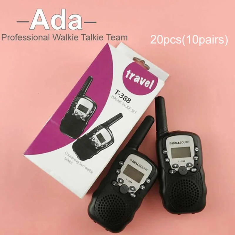 DHL free shipping T 388 Mini Walkie Talkie UHF 462 550 467 7125MHz 0 5W 22CH