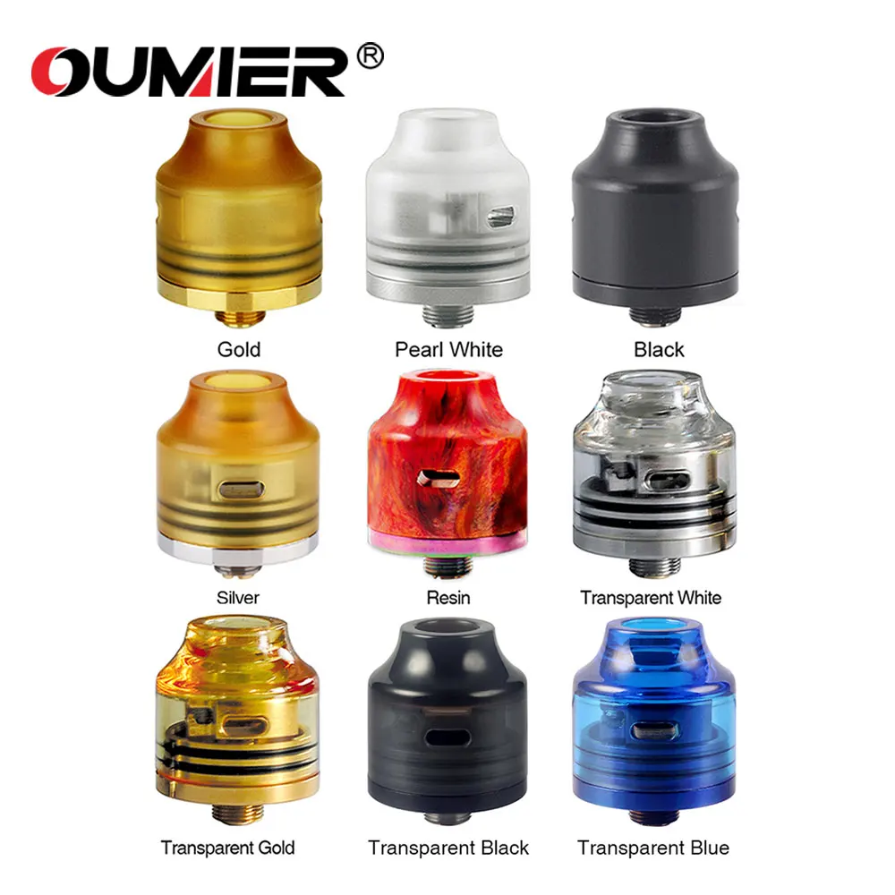 Оригинальный атомайзер OUMIER WASP NANO RDA 22 мм Tank PEI электронная сигарета вейп Fit 510 Mod |