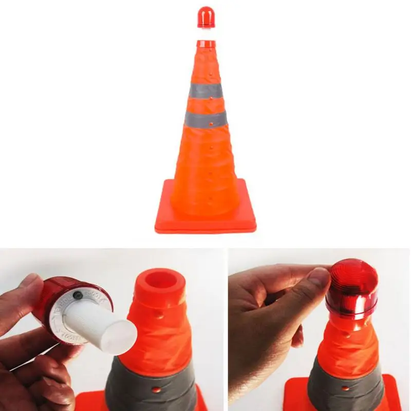 

Reflective Traffic Cone Retractable Space-saving Portable Warning Sign Roadblock XXM8