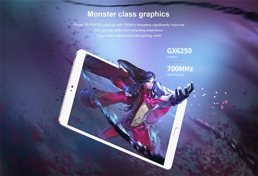 Teclast Master T8 8,4 дюймов ips Android 7,0 планшетный ПК MTK8176 Hexa Core 4 Гб ram 64 Гб rom передний 13.0MP Распознавание отпечатков пальцев