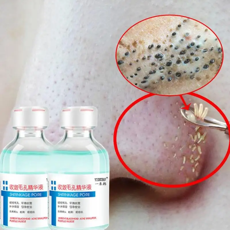 

Pore Contraction Refining Essence Face Serum Improve Firming Facial Essence Repair Anti Wrinkle Aging Moisturize Skin Care 30ml
