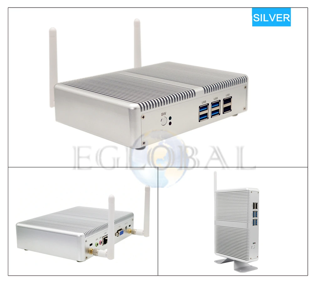 Мини ТВ приставка для Windows 10 Intel Celeron 2955U 8 Гб RAM 32 SSD 1 4 ГГц HTPC 300 м Wifi HDMI VGA 2019|mini pc windows