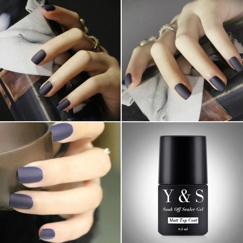 

Transparent Color Matt Top Coat UV/LED Nail Gel Polish Long Lasting Soak Off Nail Gel Top Finish Cover