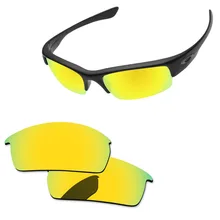 Polycarbonate-24K Золотые Зеркальные Сменные линзы для колпак Солнцезащитные очки Рамка UVA и UVB Защита