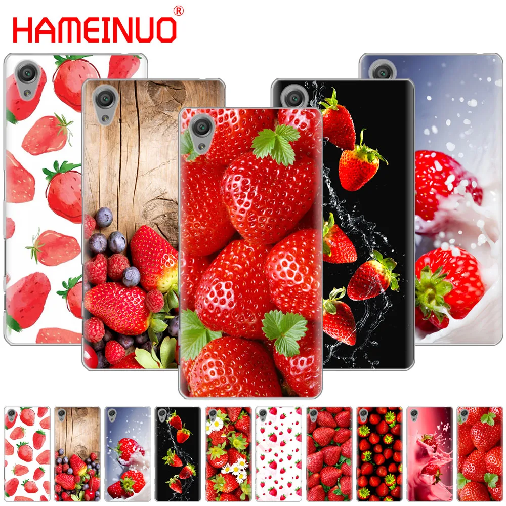 

HAMEINUO Strawberry milk fruit Cover phone Case for sony xperia C6 XA1 XA2 XA ULTRA X XP L1 L2 X XZ1 compact XR/XZ PREMIUM
