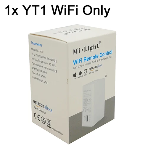 Milight SYS-RD1 5 Вт RGB+ CCT светодиодный подземный свет IP68 Водонепроницаемый вспомогательный светильник DC24V APP/wifi/DMX512 Amazon Голосовое управление - Испускаемый цвет: YT1 WiFi Only