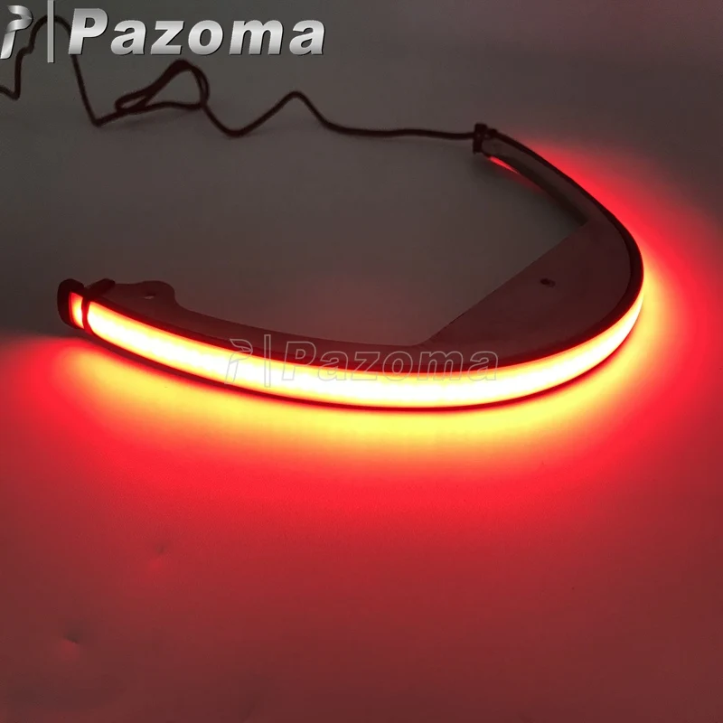 tl-109 suzuki boulevard m109r sequential switchback flowing led tail brake turn signal  light bar fender eliminator kit (4)14