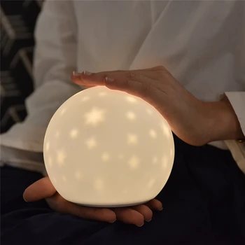 

NEWKBO Novelty Starlight projection atmosphere Night Light lighting LED Variety Star lamp USB Silicone Lamp Child Baby Gift