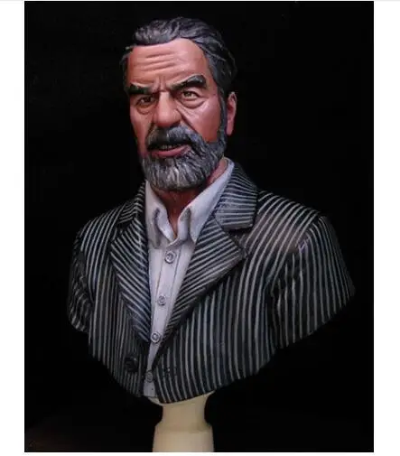 

New Unassembled 1/ 10 The trial of Saddam Hussein bust Resin Kit DIY Toys Unpainted resin model
