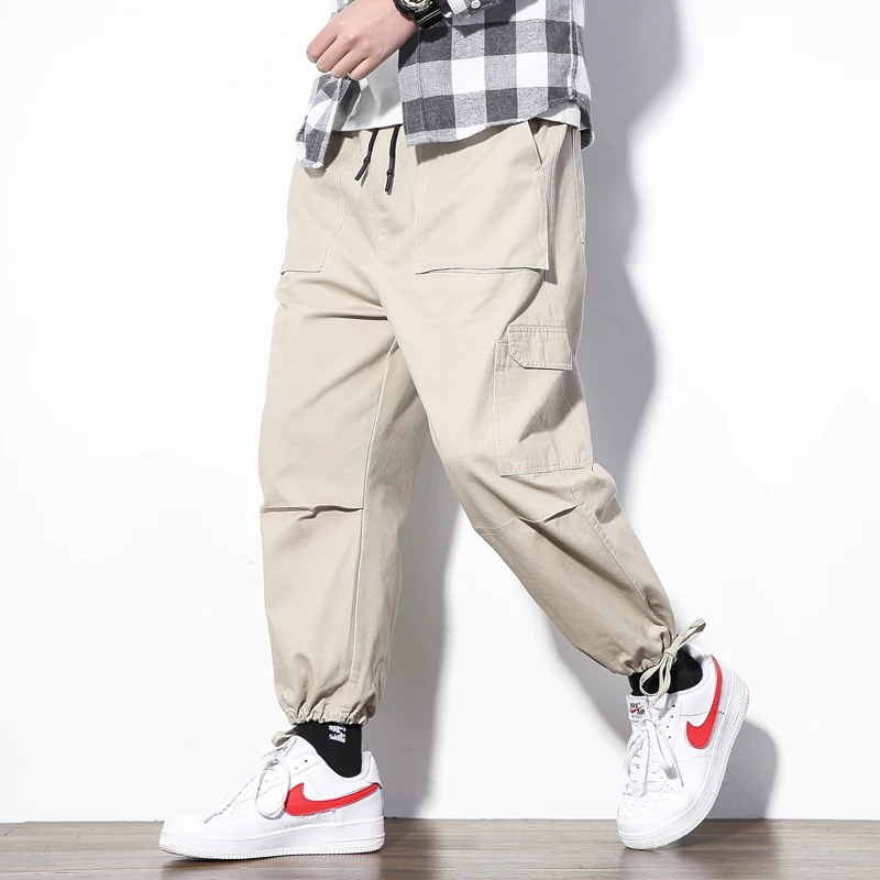 M-5XL 2019 Spring Track Pants Men Sweatpants Mens Joggers Pants Cargo Camo Tactical Harem Mens Pants Fashions Men